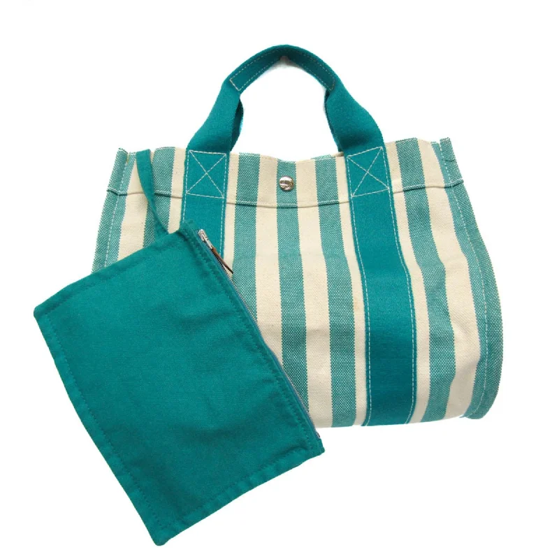 Women's Tote Bag with Detachable Pouch in Purple for Added ConvenienceMedium - Sized Canvas Tote Bag in Navy Blue with Striped Pattern for a Nautical - Inspired LookHermès Cannes Canvas Tote Bag (Pre-Owned) Women's Tote Bag with Detachable Pouch in Purple for Added ConvenienceMedium - Sized Canvas Tote Bag in Navy Blue with Striped Pattern for a Nautical - Inspired LookHermès Cannes Canvas Tote Bag (Pre-Owned)