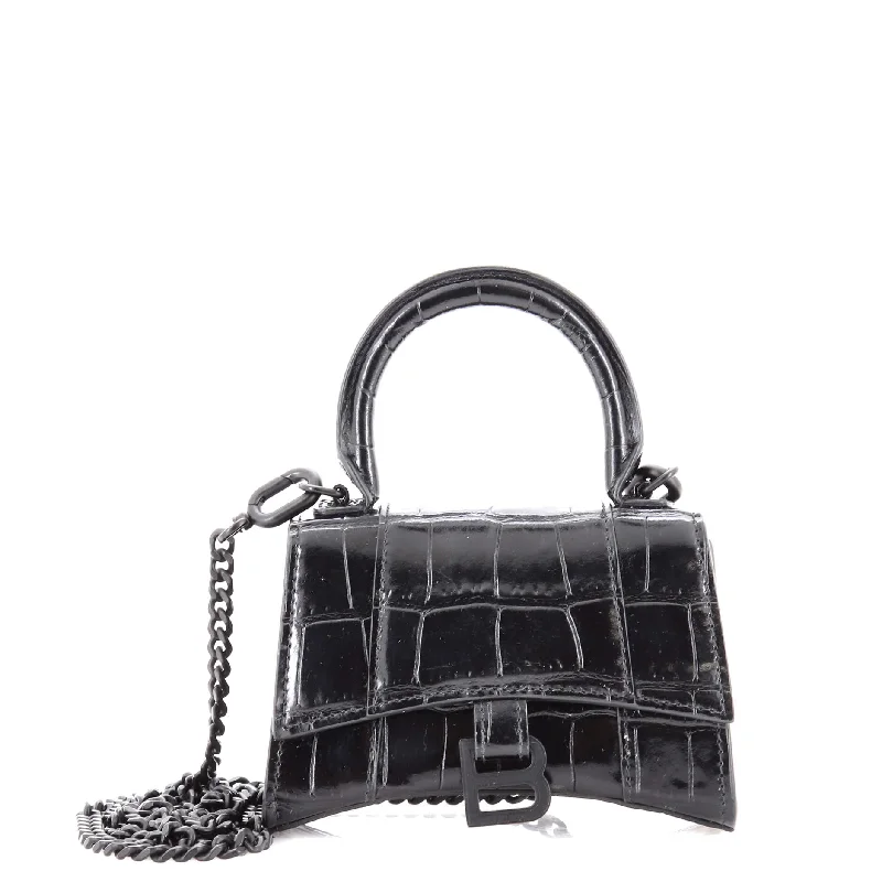Metallic Shoulder Bag in Gold for Special OccasionsVegan Leather Shoulder Bag in Gray for Ethical Fashion LoversHourglass Top Handle Bag Crocodile Embossed Leather Mini Metallic Shoulder Bag in Gold for Special OccasionsVegan Leather Shoulder Bag in Gray for Ethical Fashion LoversHourglass Top Handle Bag Crocodile Embossed Leather Mini