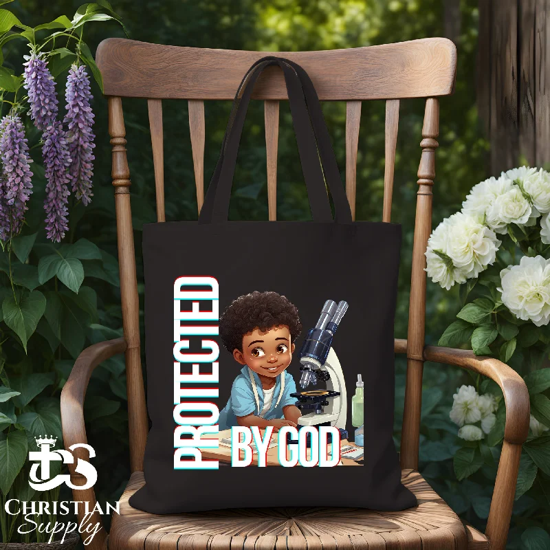Oversized Jute Tote Bag in Natural Color with Rope Handles for a Beach VacationKids Christian Scientist with Microscope 3 Tote Bag Oversized Jute Tote Bag in Natural Color with Rope Handles for a Beach VacationKids Christian Scientist with Microscope 3 Tote Bag