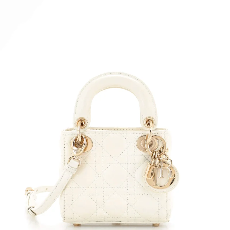Suede Shoulder Bag in Pink with Tassel Accents for Casual OutingsLady Dior Bag Cannage Quilt Lambskin Micro