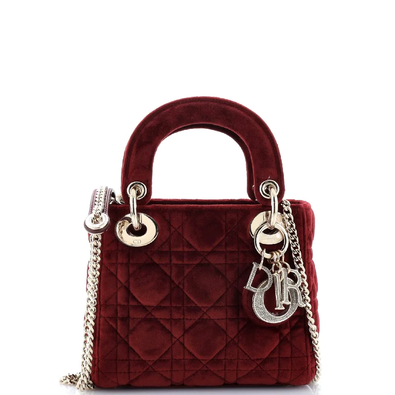 Women's Shoulder Bag with Adjustable Strap in Pink for ComfortLady Dior Chain Bag Cannage Quilt Velvet with Crystal Charms Mini Women's Shoulder Bag with Adjustable Strap in Pink for ComfortLady Dior Chain Bag Cannage Quilt Velvet with Crystal Charms Mini