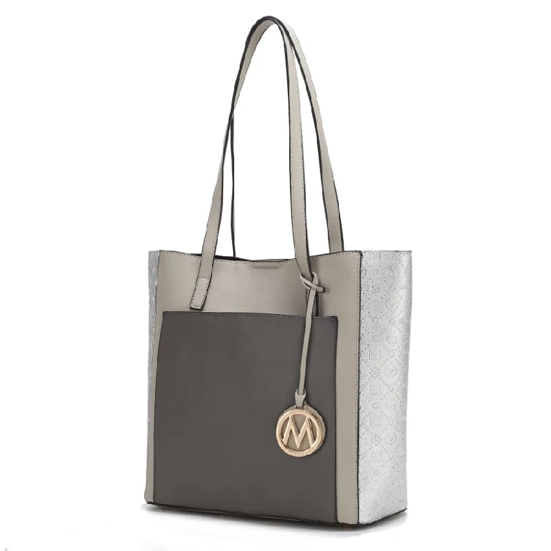 Small Vegan Leather Tote Bag in Blush Pink with Gold - Tone Hardware for a Feminine and Stylish AccessoryLeah Vegan Leather color-block Women’s Tote Bag Small Vegan Leather Tote Bag in Blush Pink with Gold - Tone Hardware for a Feminine and Stylish AccessoryLeah Vegan Leather color-block Women’s Tote Bag