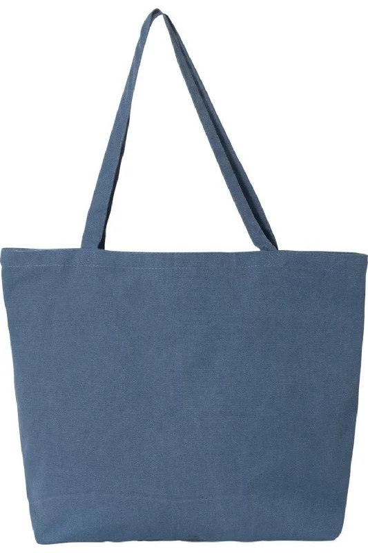 Tote Bag with RFID - Blocking Pocket in Black for Protecting Your Cards and InformationLiberty Bags Pigment-Dyed Premium Canvas Tote Tote Bag with RFID - Blocking Pocket in Black for Protecting Your Cards and InformationLiberty Bags Pigment-Dyed Premium Canvas Tote