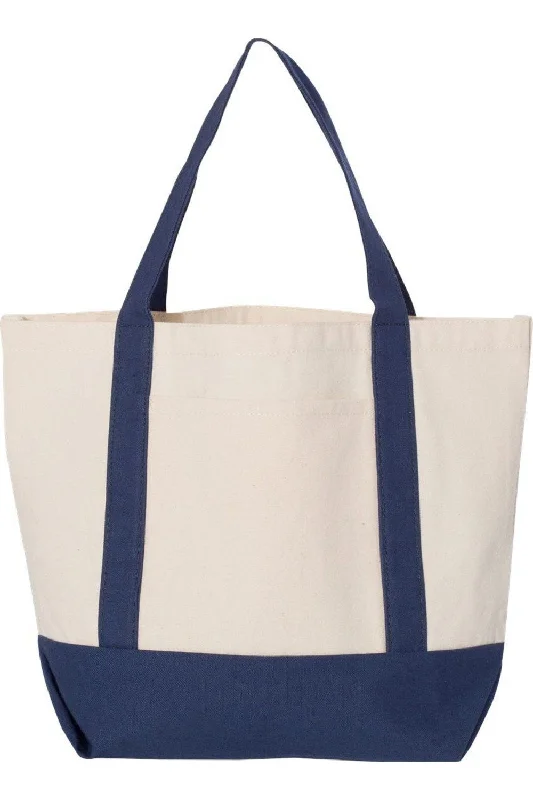 Tote Bag with RFID - Blocking Pocket in Black for Protecting Your Cards and InformationLiberty Bags Seaside Boater Tote Tote Bag with RFID - Blocking Pocket in Black for Protecting Your Cards and InformationLiberty Bags Seaside Boater Tote