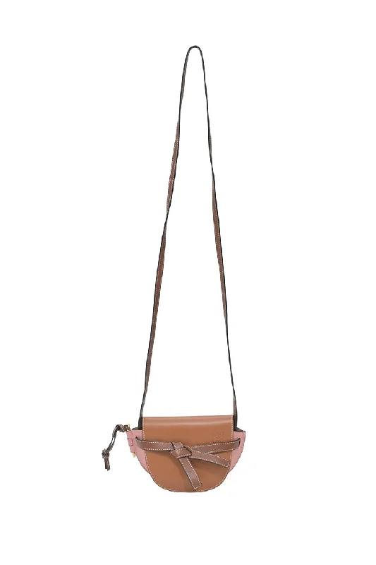 Suede Shoulder Bag in Pink with Tassel Accents for Casual Outings[WB5422] Loewe | Shoulder Bag