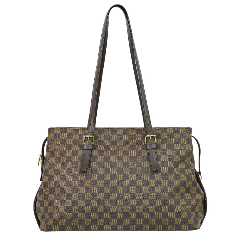 Small Vegan Leather Tote Bag in Blush Pink with Gold - Tone Hardware for a Feminine and Stylish AccessoryLouis Vuitton Chelsea Canvas Tote Bag (Pre-Owned) Small Vegan Leather Tote Bag in Blush Pink with Gold - Tone Hardware for a Feminine and Stylish AccessoryLouis Vuitton Chelsea Canvas Tote Bag (Pre-Owned)