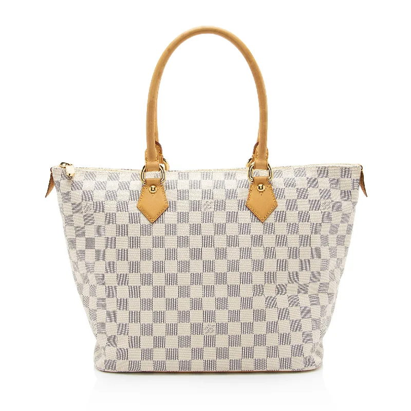 Quilted Tote Bag in Cream with Silver Hardware for a Classic and Sophisticated StyleWomen's Tote Bag with Inner Compartments in Gray for Organizing Everyday EssentialsLouis Vuitton Damier Azur Saleya MM Tote Quilted Tote Bag in Cream with Silver Hardware for a Classic and Sophisticated StyleWomen's Tote Bag with Inner Compartments in Gray for Organizing Everyday EssentialsLouis Vuitton Damier Azur Saleya MM Tote