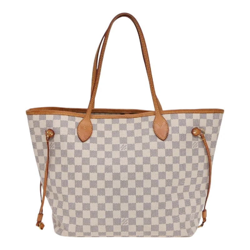 Medium - Sized Canvas Tote Bag in Navy Blue with Striped Pattern for a Nautical - Inspired LookLouis Vuitton Neverfull Mm  Canvas Tote Bag (Pre-Owned)