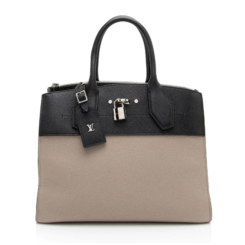 Large Capacity Genuine Leather Women's Tote Bag in Black for Work and CommutingWaterproof Tote Bag in Yellow for Outdoor Activities in Wet WeatherLouis Vuitton Taurillon City Steamer MM Tote Large Capacity Genuine Leather Women's Tote Bag in Black for Work and CommutingWaterproof Tote Bag in Yellow for Outdoor Activities in Wet WeatherLouis Vuitton Taurillon City Steamer MM Tote