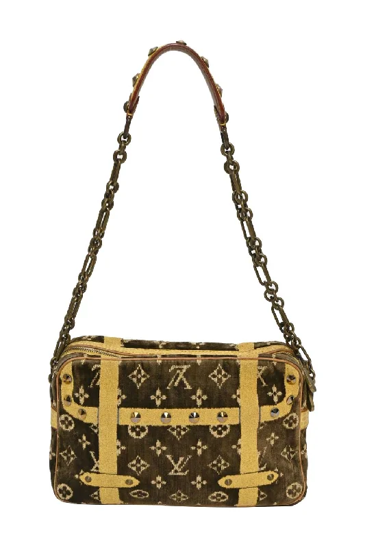 Women's Shoulder Bag with Floral Embroidery in Purple for Spring Walks[WB5447] Louis Vuitton | Shoulder Bag