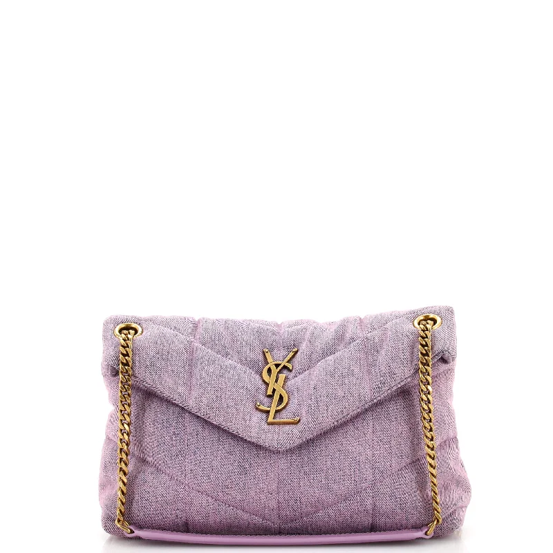 Leather Shoulder Bag with Magnetic Closure in Black for Quick AccessWomen's Shoulder Bag with Floral Embroidery in Purple for Spring WalksLoulou Puffer Shoulder Bag Quilted Vintage Denim Small Leather Shoulder Bag with Magnetic Closure in Black for Quick AccessWomen's Shoulder Bag with Floral Embroidery in Purple for Spring WalksLoulou Puffer Shoulder Bag Quilted Vintage Denim Small