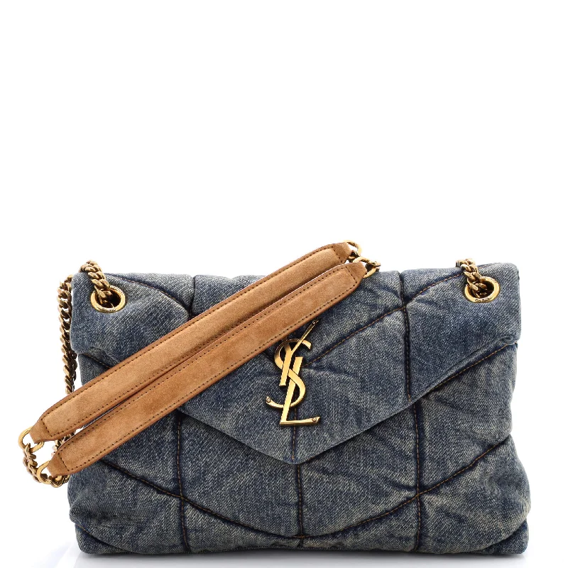 Women's Shoulder Bag with Fringe Details in Brown for a Bohemian StyleLeather Shoulder Bag with Magnetic Closure in Black for Quick AccessLoulou Puffer Shoulder Bag Quilted Vintage Denim Small Women's Shoulder Bag with Fringe Details in Brown for a Bohemian StyleLeather Shoulder Bag with Magnetic Closure in Black for Quick AccessLoulou Puffer Shoulder Bag Quilted Vintage Denim Small