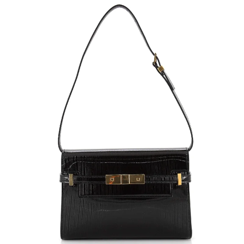 Crossbody Shoulder Bag in Black Leather with Gold Hardware for Night OutsWomen's Shoulder Bag with Faux Fur Strap in White for Winter StyleManhattan Shoulder Bag Patent Small Crossbody Shoulder Bag in Black Leather with Gold Hardware for Night OutsWomen's Shoulder Bag with Faux Fur Strap in White for Winter StyleManhattan Shoulder Bag Patent Small
