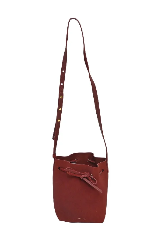Printed Silk Shoulder Bag in Red for a Pop of Color[WB5468] Mansur Gavriel | Cross-Body Bag