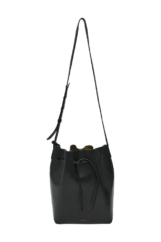 Women's Large Leather Shoulder Bag in Brown with Multiple Compartments for Work[WB5644] Mansur Gavriel | Cross-Body Bag