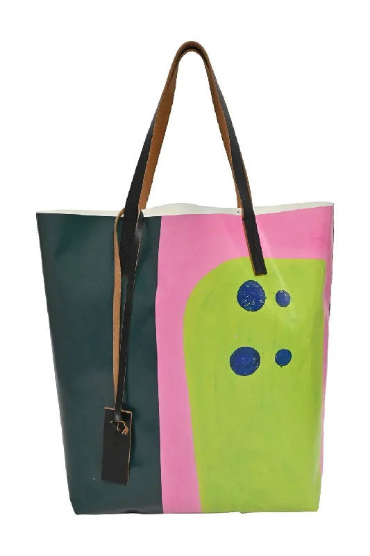 Tote Bag with Adjustable Shoulder Strap in Olive Green for Comfortable Carrying[WB5508] Marni | Tote Bag