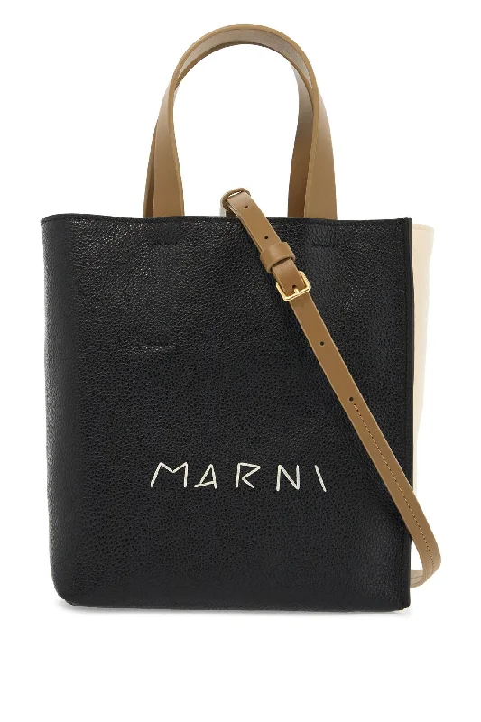 Waterproof Tote Bag in Yellow for Outdoor Activities in Wet WeatherQuilted Tote Bag in Cream with Silver Hardware for a Classic and Sophisticated StyleMarni Women's Mini Museo Soft Tote Bag Waterproof Tote Bag in Yellow for Outdoor Activities in Wet WeatherQuilted Tote Bag in Cream with Silver Hardware for a Classic and Sophisticated StyleMarni Women's Mini Museo Soft Tote Bag