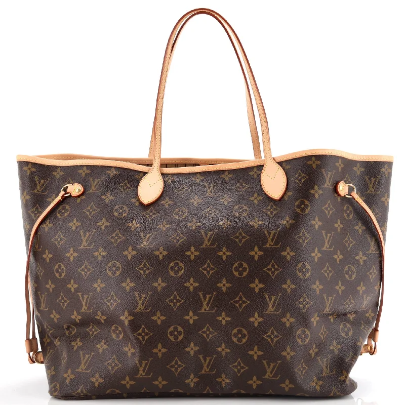 Women's Tote Bag with Detachable Pouch in Purple for Added ConvenienceNeverfull Tote Monogram Canvas GM