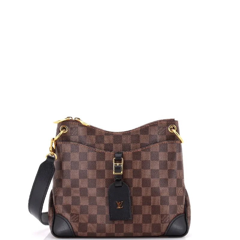 Metallic Shoulder Bag in Gold for Special OccasionsWomen's Shoulder Bag with Zippered Pockets in Orange for SafetyOdeon NM Handbag Damier PM Metallic Shoulder Bag in Gold for Special OccasionsWomen's Shoulder Bag with Zippered Pockets in Orange for SafetyOdeon NM Handbag Damier PM