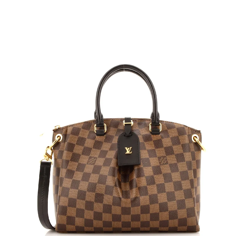 Crossbody Shoulder Bag in Black Leather with Gold Hardware for Night OutsOdeon NM Handbag Damier PM Crossbody Shoulder Bag in Black Leather with Gold Hardware for Night OutsOdeon NM Handbag Damier PM