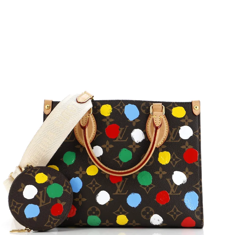 Waterproof Tote Bag in Yellow for Outdoor Activities in Wet WeatherWomen's Printed Tote Bag in Floral Patterns for a Spring - Themed Shopping TripOnTheGo Tote Yayoi Kusama Painted Dots Monogram Canvas PM Waterproof Tote Bag in Yellow for Outdoor Activities in Wet WeatherWomen's Printed Tote Bag in Floral Patterns for a Spring - Themed Shopping TripOnTheGo Tote Yayoi Kusama Painted Dots Monogram Canvas PM