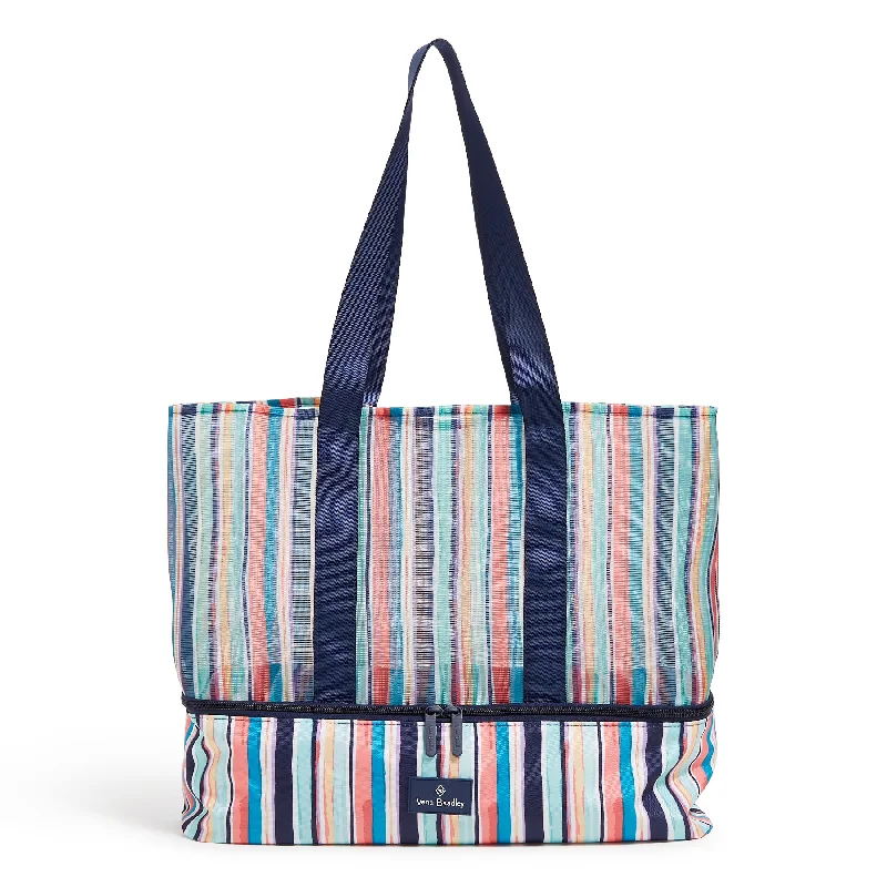 Oversized Jute Tote Bag in Natural Color with Rope Handles for a Beach VacationOutlet Mesh Dual Compartment Tote Oversized Jute Tote Bag in Natural Color with Rope Handles for a Beach VacationOutlet Mesh Dual Compartment Tote