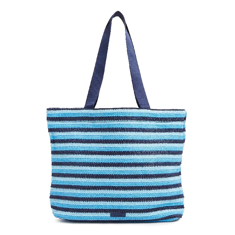 Waterproof Tote Bag in Yellow for Outdoor Activities in Wet WeatherOutlet Straw Vera Tote