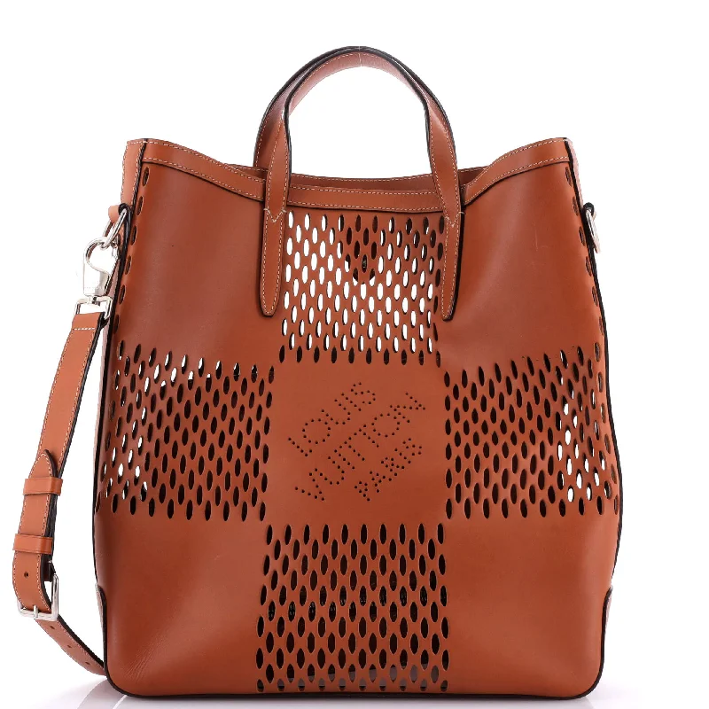 Monogrammed Tote Bag in Brown Leather with Personalized Initials for a Custom and Elegant TouchTote Bag with Adjustable Shoulder Strap in Olive Green for Comfortable CarryingOversize Cabas Nomade Damier Leather North South Monogrammed Tote Bag in Brown Leather with Personalized Initials for a Custom and Elegant TouchTote Bag with Adjustable Shoulder Strap in Olive Green for Comfortable CarryingOversize Cabas Nomade Damier Leather North South