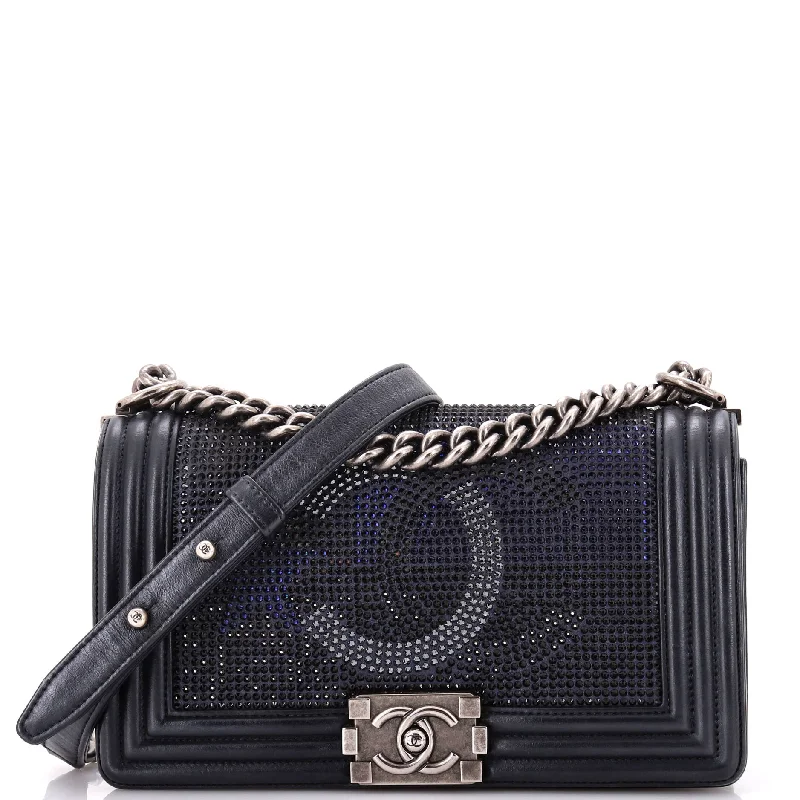 Women's Shoulder Bag with Faux Fur Strap in White for Winter StyleParis-Dallas Boy Flap Bag Limited Edition Metallized Strass Old Medium Women's Shoulder Bag with Faux Fur Strap in White for Winter StyleParis-Dallas Boy Flap Bag Limited Edition Metallized Strass Old Medium