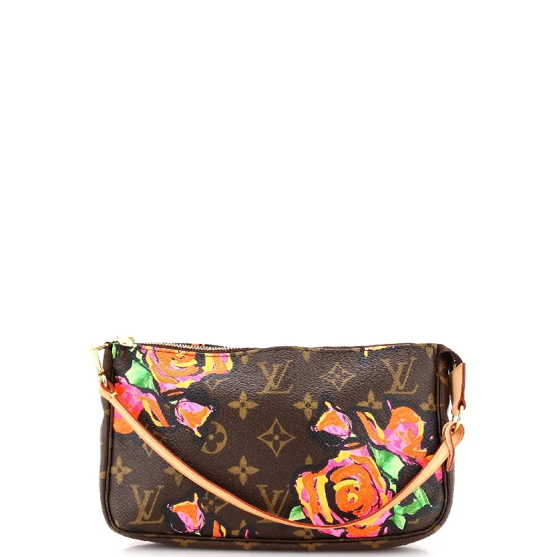 Crossbody Shoulder Bag in Black Leather with Gold Hardware for Night OutsVegan Leather Shoulder Bag in Gray for Ethical Fashion LoversPochette Accessoires Limited Edition Monogram Roses Crossbody Shoulder Bag in Black Leather with Gold Hardware for Night OutsVegan Leather Shoulder Bag in Gray for Ethical Fashion LoversPochette Accessoires Limited Edition Monogram Roses