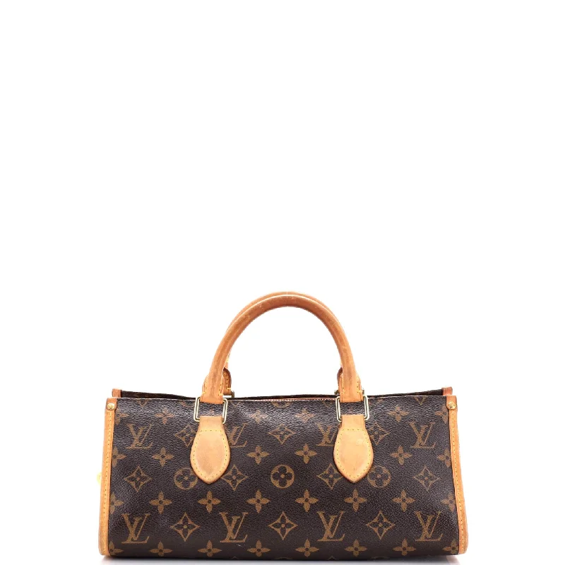 Canvas and Leather Combo Shoulder Bag in Tan for a Rustic LookPopincourt Handle Bag Monogram Canvas Canvas and Leather Combo Shoulder Bag in Tan for a Rustic LookPopincourt Handle Bag Monogram Canvas