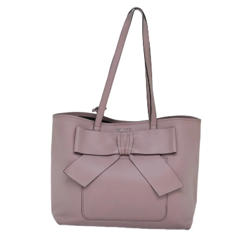 Faux Fur - Trimmed Tote Bag in White for a Cozy Winter LookPrada Ribbon Leather Tote Bag (Pre-Owned) Faux Fur - Trimmed Tote Bag in White for a Cozy Winter LookPrada Ribbon Leather Tote Bag (Pre-Owned)