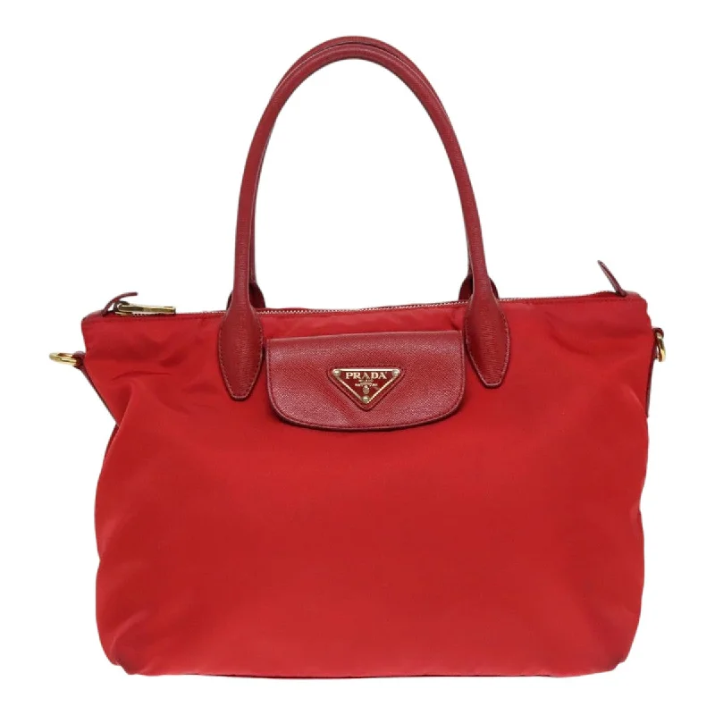 Women's Tote Bag with Detachable Pouch in Purple for Added ConveniencePrada Shopping  Synthetic Tote Bag (Pre-Owned)