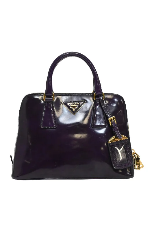 Crossbody Shoulder Bag in Black Leather with Gold Hardware for Night Outs[WB5593] Prada | Cross-Body Bag