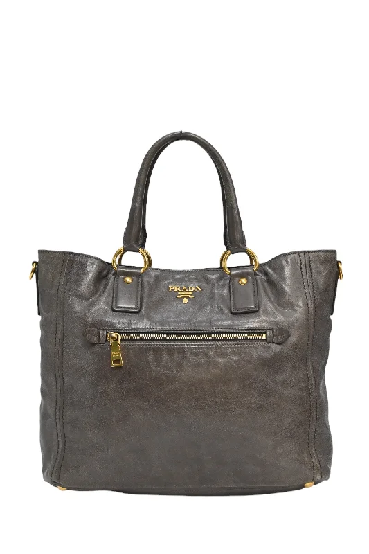 Embroidered Tote Bag in Beige with Floral Motifs for a Boho - Chic Vibe[WB5700] Prada | Tote Bag