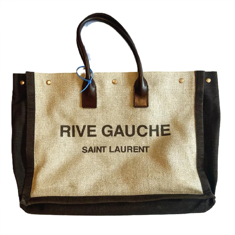 Oversized Jute Tote Bag in Natural Color with Rope Handles for a Beach VacationEmbroidered Tote Bag in Beige with Floral Motifs for a Boho - Chic VibePre-Loved Rive Gauche Linen Tote Bag In Brown & Tan Oversized Jute Tote Bag in Natural Color with Rope Handles for a Beach VacationEmbroidered Tote Bag in Beige with Floral Motifs for a Boho - Chic VibePre-Loved Rive Gauche Linen Tote Bag In Brown & Tan