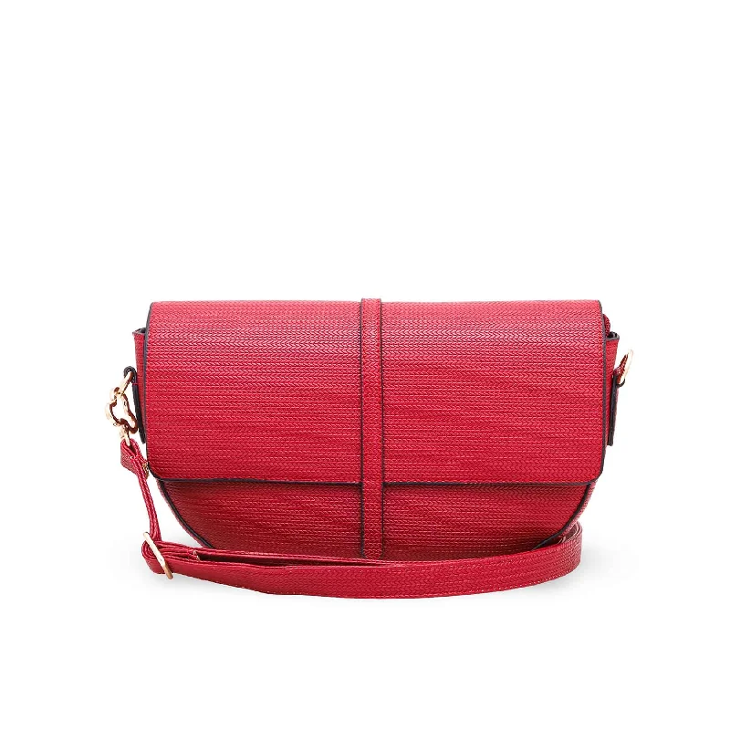 Women's Shoulder Bag with Floral Embroidery in Purple for Spring WalksRed Formal Shoulder Bag P55576