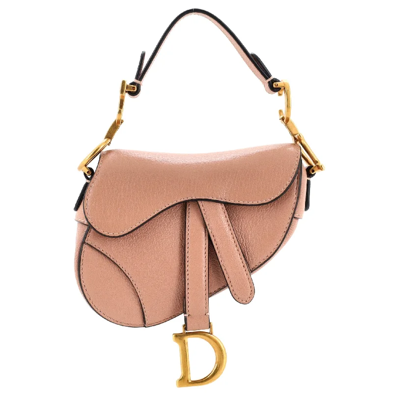 Saddle Handbag Leather Micro