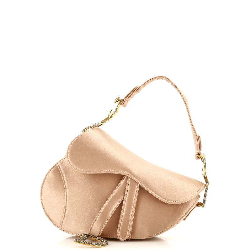 Women's Shoulder Bag with Adjustable Strap in Pink for ComfortSuede Shoulder Bag in Pink with Tassel Accents for Casual OutingsSaddle Handbag Satin with Crystals Mini Women's Shoulder Bag with Adjustable Strap in Pink for ComfortSuede Shoulder Bag in Pink with Tassel Accents for Casual OutingsSaddle Handbag Satin with Crystals Mini