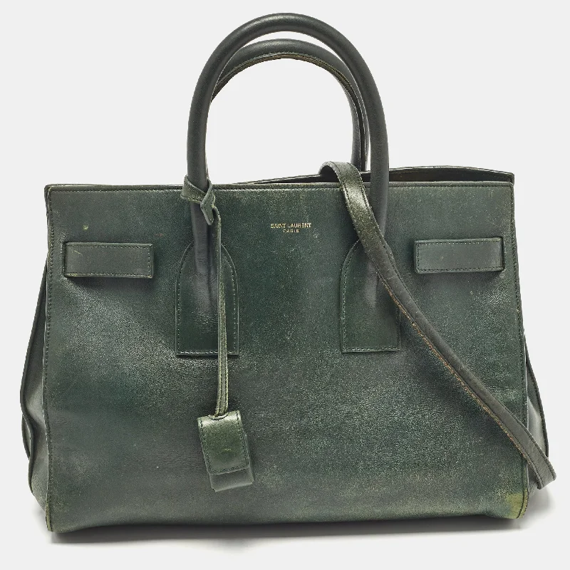 Embroidered Tote Bag in Beige with Floral Motifs for a Boho - Chic VibeSaint Laurent Green Leather Small Classic Sac De Jour Tote.. Embroidered Tote Bag in Beige with Floral Motifs for a Boho - Chic VibeSaint Laurent Green Leather Small Classic Sac De Jour Tote..