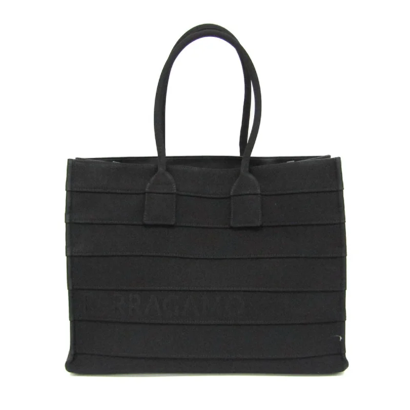 Women's Tote Bag with Detachable Pouch in Purple for Added ConvenienceSalvatore Ferragamo Canvas Tote Bag (Pre-Owned) Women's Tote Bag with Detachable Pouch in Purple for Added ConvenienceSalvatore Ferragamo Canvas Tote Bag (Pre-Owned)
