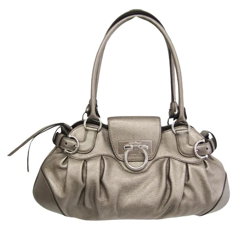 Waterproof Tote Bag in Yellow for Outdoor Activities in Wet WeatherSalvatore Ferragamo Gancini Leather Tote Bag (Pre-Owned) Waterproof Tote Bag in Yellow for Outdoor Activities in Wet WeatherSalvatore Ferragamo Gancini Leather Tote Bag (Pre-Owned)