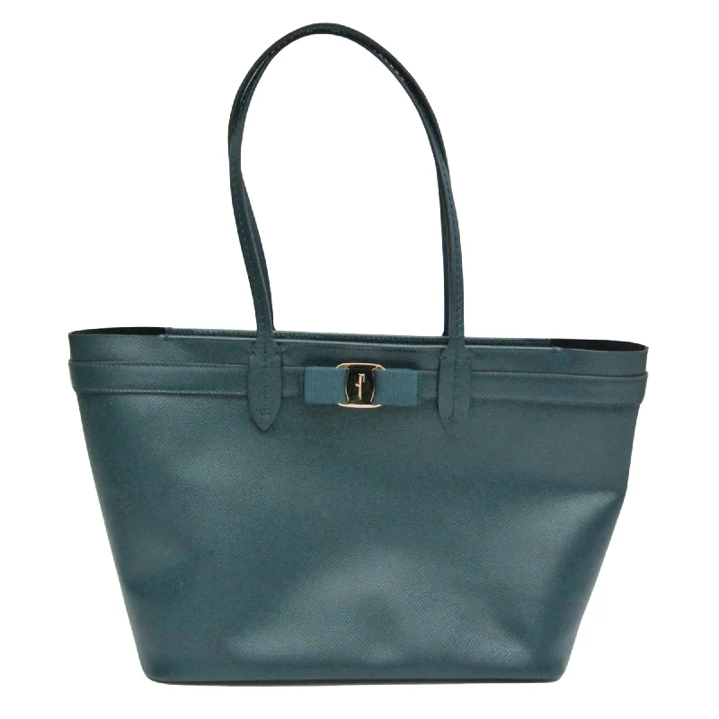 Waterproof Tote Bag in Yellow for Outdoor Activities in Wet WeatherSalvatore Ferragamo Vara  Leather Tote Bag (Pre-Owned)