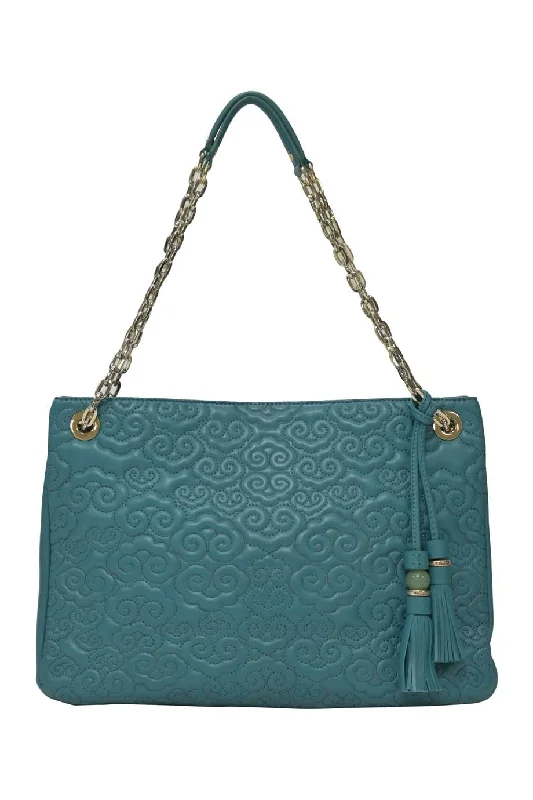 Geometric - Printed Tote Bag in Multicolor for a Contemporary and Trendy Outfit[WB5398] Shanghai Tang | Tote Bag