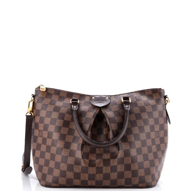 Women's Shoulder Bag with Fringe Details in Brown for a Bohemian StyleSiena Handbag Damier MM Women's Shoulder Bag with Fringe Details in Brown for a Bohemian StyleSiena Handbag Damier MM
