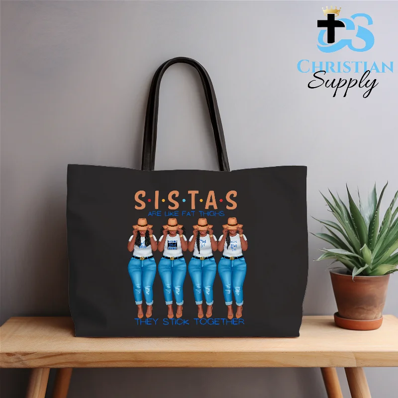 Tote Bag with Adjustable Shoulder Strap in Olive Green for Comfortable CarryingSistas are Like Fat Thighs They Stick Together Blue Tote Bag Tote Bag with Adjustable Shoulder Strap in Olive Green for Comfortable CarryingSistas are Like Fat Thighs They Stick Together Blue Tote Bag