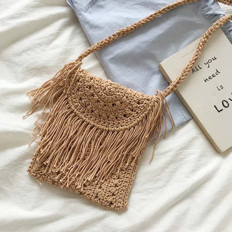 Women's Shoulder Bag with Fringe Details in Brown for a Bohemian StyleWomen's Shoulder Bag with Floral Embroidery in Purple for Spring WalksElena Handbags Small Boho Beach Bag with Tassels Women's Shoulder Bag with Fringe Details in Brown for a Bohemian StyleWomen's Shoulder Bag with Floral Embroidery in Purple for Spring WalksElena Handbags Small Boho Beach Bag with Tassels