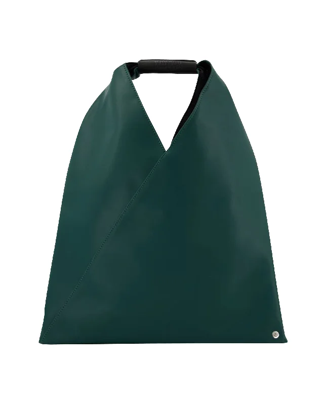 Large Capacity Genuine Leather Women's Tote Bag in Black for Work and CommutingSmall Japanese Tote Bag - Mm6 Maison Margiela - Green - Synthetic Large Capacity Genuine Leather Women's Tote Bag in Black for Work and CommutingSmall Japanese Tote Bag - Mm6 Maison Margiela - Green - Synthetic