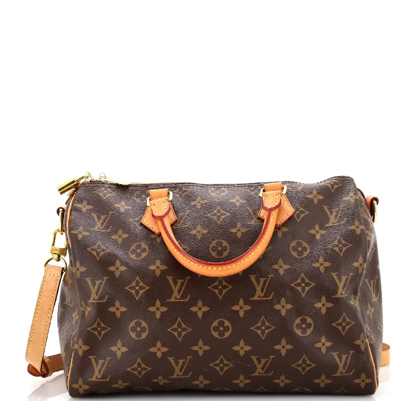 Women's Shoulder Bag with Faux Fur Strap in White for Winter StyleSpeedy Bandouliere Bag Monogram Canvas 30 Women's Shoulder Bag with Faux Fur Strap in White for Winter StyleSpeedy Bandouliere Bag Monogram Canvas 30