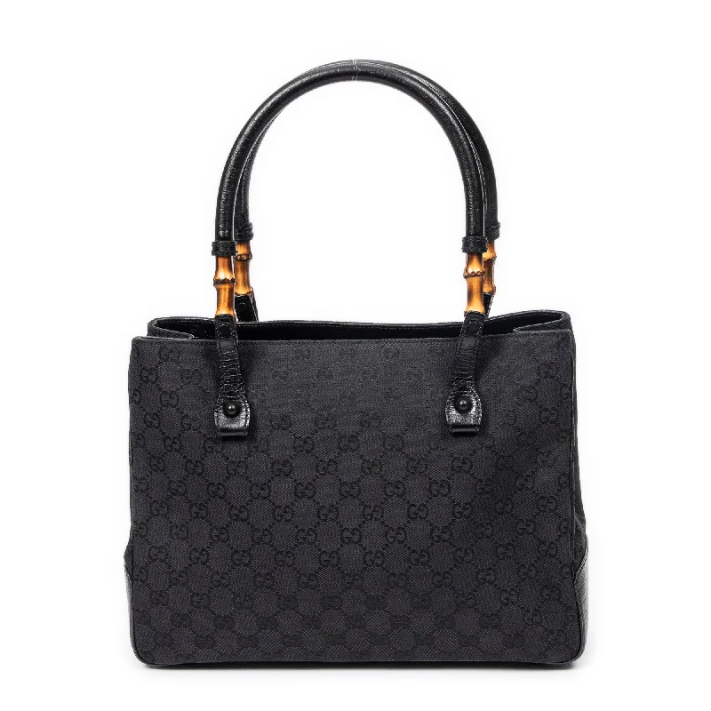 Large Capacity Genuine Leather Women's Tote Bag in Black for Work and CommutingSquare Bamboo Classic Tote Large Capacity Genuine Leather Women's Tote Bag in Black for Work and CommutingSquare Bamboo Classic Tote